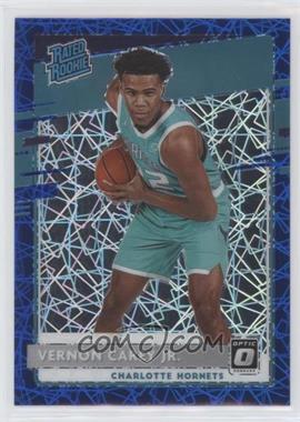 2020-21 Panini Donruss Optic - [Base] - Blue Velocity Prizm #182 - Rated Rookie - Vernon Carey Jr.