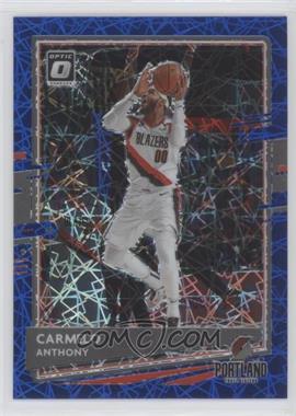 2020-21 Panini Donruss Optic - [Base] - Blue Velocity Prizm #25 - Carmelo Anthony