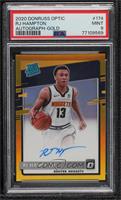 Rated Rookie - RJ Hampton [PSA 9 MINT] #/10