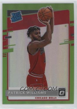 2020-21 Panini Donruss Optic - [Base] - Lime Green Prizm #154 - Rated Rookie - Patrick Williams /149