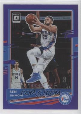 2020-21 Panini Donruss Optic - [Base] - Purple Prizm #111 - Ben Simmons