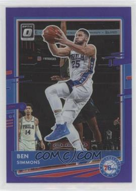 2020-21 Panini Donruss Optic - [Base] - Purple Prizm #111 - Ben Simmons