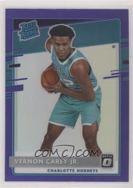 2020-21 Panini Donruss Optic - [Base] - Purple Prizm #182 - Rated Rookie - Vernon Carey Jr.