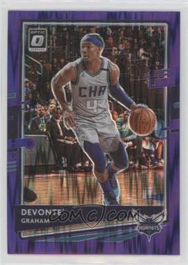 2020-21 Panini Donruss Optic - [Base] - Purple Shock Prizm #12 - Devonte' Graham