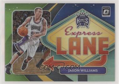 2020-21 Panini Donruss Optic - Express Lane - Lime Green Prizm #4 - Jason Williams /149