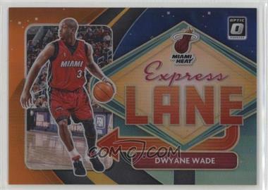 2020-21 Panini Donruss Optic - Express Lane - Orange Prizm #19 - Dwyane Wade /39