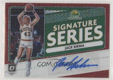 2020-21 Panini Donruss Optic - Signature Series - Choice Red Prizm #SS-JSI - Jack Sikma