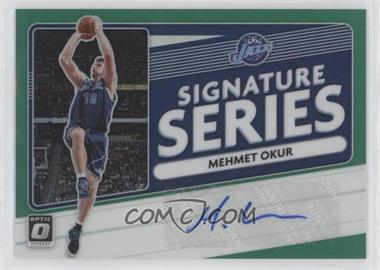 2020-21 Panini Donruss Optic - Signature Series - Green Wave Prizm #SS-MEH - Mehmet Okur