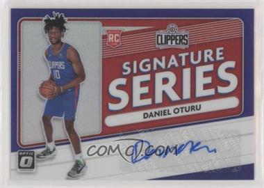 2020-21 Panini Donruss Optic - Signature Series - Purple Prizm #SS-DOT - Daniel Oturu