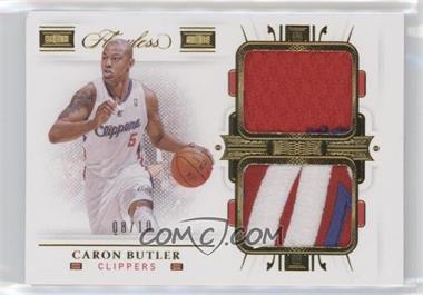 2020-21 Panini Flawless - Dual Patches - Gold #DP-CBT - Caron Butler /10