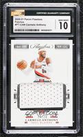 Carmelo Anthony [CGC 10 Gem Mint] #/20