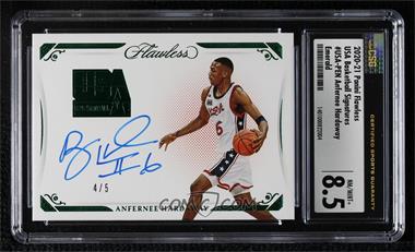 2020-21 Panini Flawless - USA Basketball - Emerald #USA-PEN - Anfernee Hardaway /5 [CSG 8.5 NM/Mint+]