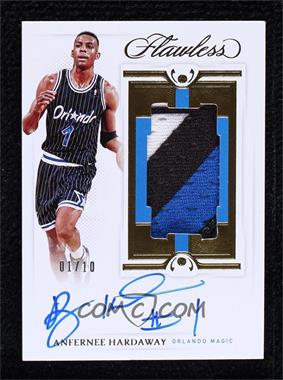 2020-21 Panini Flawless - Vertical Patch Autographs - Gold #VPA-PEN - Anfernee Hardaway /10