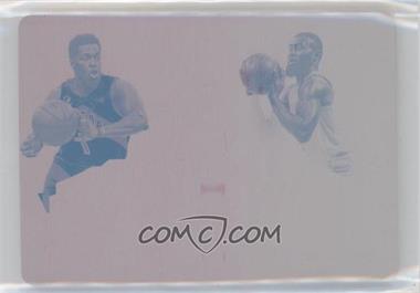 2020-21 Panini Immaculate Collection - Dual Patches Jersey Number - Printing Plate Magenta #DPJ-10 - Jaylen Brown, Kyle Lowry /1 [Good to VG‑EX]