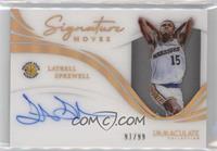 Latrell Sprewell #/99