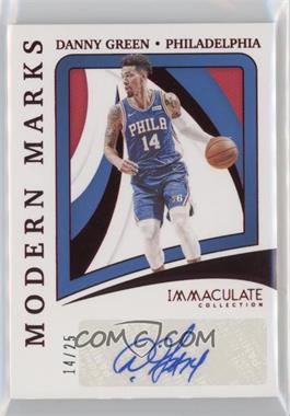 2020-21 Panini Immaculate Collection - Modern Marks - Red #MM-DGR - Danny Green /25