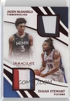 Isaiah Stewart, Jaden McDaniels #/25