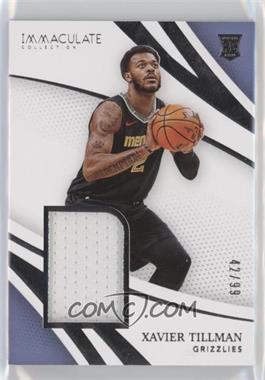 2020-21 Panini Immaculate Collection - Remarkable Rookie Jerseys #RRJ-XVT - Xavier Tillman /99