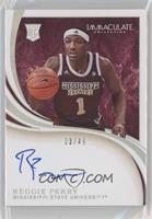 Rookie Autographs - Reggie Perry #/49