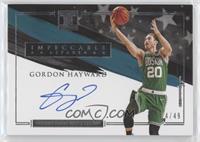 Gordon Hayward #/49