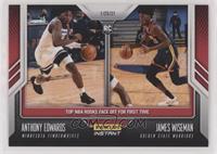 Anthony Edwards, James Wiseman #/309