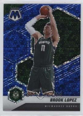 2020-21 Panini Mosaic - [Base] - Fast Break Blue Prizm #9 - Brook Lopez /85