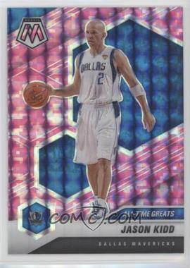 2020-21 Panini Mosaic - [Base] - Mosaic Camo Pink Prizm #294 - All-Time Greats - Jason Kidd