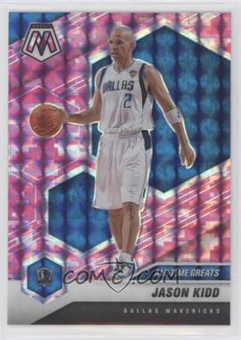 2020-21 Panini Mosaic - [Base] - Mosaic Camo Pink Prizm #294 - All-Time Greats - Jason Kidd