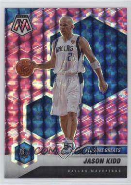 2020-21 Panini Mosaic - [Base] - Mosaic Camo Pink Prizm #294 - All-Time Greats - Jason Kidd