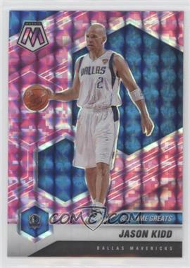 2020-21 Panini Mosaic - [Base] - Mosaic Camo Pink Prizm #294 - All-Time Greats - Jason Kidd