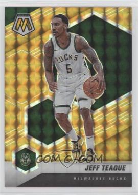 2020-21 Panini Mosaic - [Base] - Mosaic Gold Prizm #51 - Jeff Teague /10