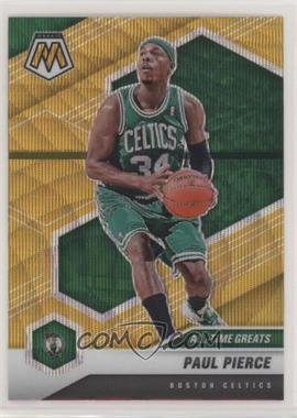 2020-21 Panini Mosaic - [Base] - Mosaic Gold Wave Prizm #285 - All-Time Greats - Paul Pierce