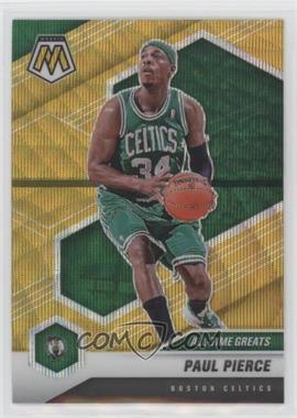 2020-21 Panini Mosaic - [Base] - Mosaic Gold Wave Prizm #285 - All-Time Greats - Paul Pierce