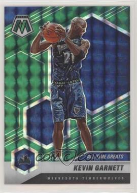 2020-21 Panini Mosaic - [Base] - Mosaic Green Prizm #283 - All-Time Greats - Kevin Garnett