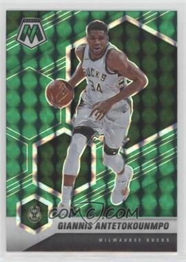 2020-21 Panini Mosaic - [Base] - Mosaic Green Prizm #80 - Giannis Antetokounmpo