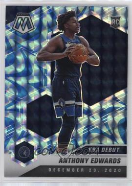 2020-21 Panini Mosaic - [Base] - Reactive Blue Prizm #261 - NBA Debut - Anthony Edwards