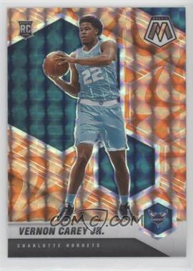 2020-21 Panini Mosaic - [Base] - Reactive Orange Prizm #242 - Rookie - Vernon Carey Jr.