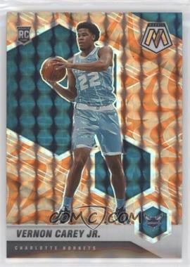 2020-21 Panini Mosaic - [Base] - Reactive Orange Prizm #242 - Rookie - Vernon Carey Jr.