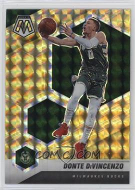 2020-21 Panini Mosaic - [Base] - Reactive Yellow Prizm #13 - Donte DiVincenzo