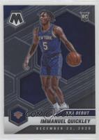 NBA Debut - Immanuel Quickley [EX to NM]