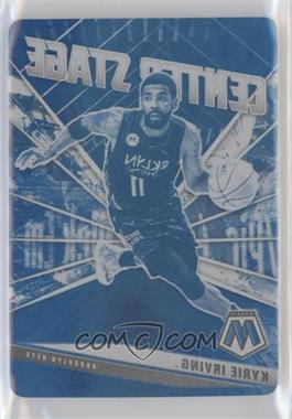 2020-21 Panini Mosaic - Center Stage - Printing Plate Cyan #3 - Kyrie Irving /1