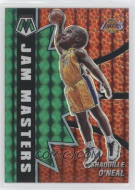 2020-21 Panini Mosaic - Jam Masters - Mosaic Green Prizm #14 - Shaquille O'Neal