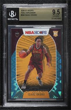 2020-21 Panini NBA Hoops - [Base] - Teal Explosion #244 - Isaac Okoro [BGS 9.5 GEM MINT]