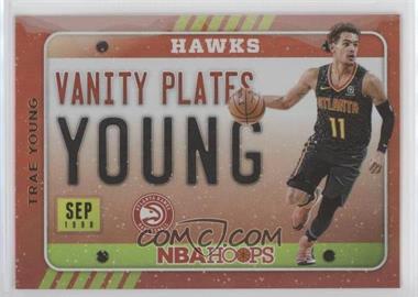 2020-21 Panini NBA Hoops - Vanity Plates - Holo Winter #23 - Trae Young