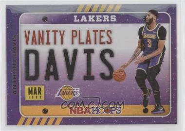 2020-21 Panini NBA Hoops - Vanity Plates - Holo Winter #7 - Anthony Davis