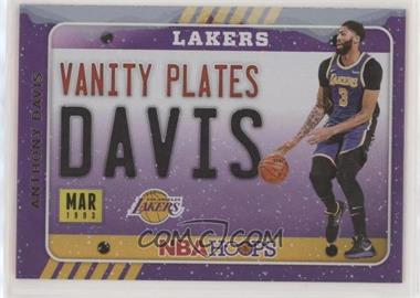 2020-21 Panini NBA Hoops - Vanity Plates - Holo Winter #7 - Anthony Davis