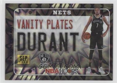 2020-21 Panini NBA Hoops - Vanity Plates - Purple Explosion #14 - Kevin Durant