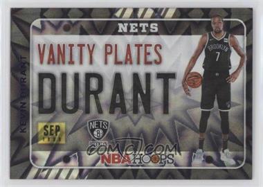 2020-21 Panini NBA Hoops - Vanity Plates - Purple Explosion #14 - Kevin Durant