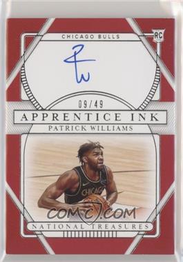 2020-21 Panini National Treasures - Apprentice Ink #API-PWL - Patrick Williams /49