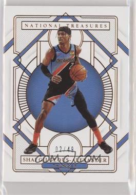 2020-21 Panini National Treasures - [Base] - Bronze #57 - Shai Gilgeous-Alexander /49